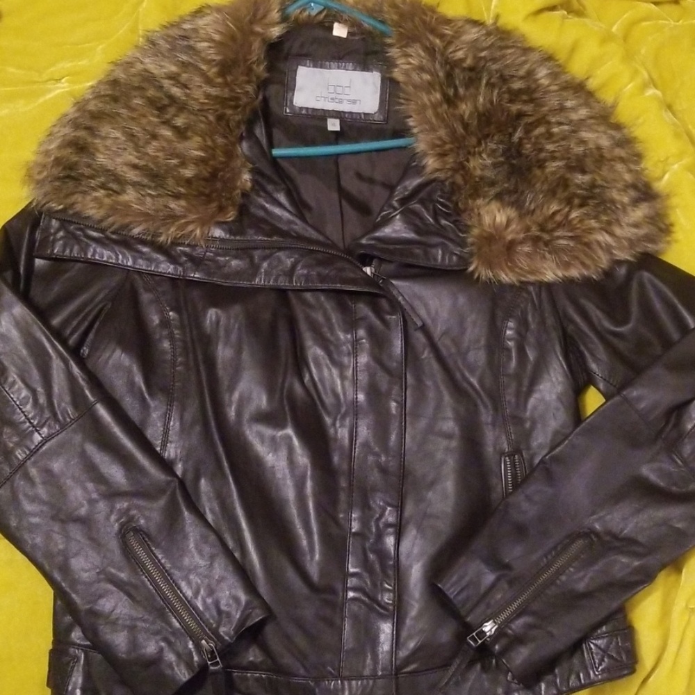 RARE! Bod Christensen leather jacket
